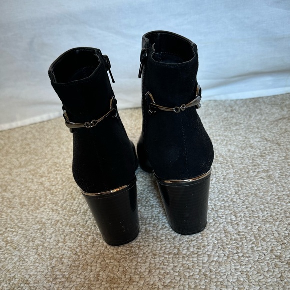 Black booties square toe - Picture 4 of 6